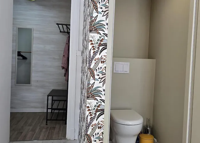 Chambre, Cuisine Et Salle De Bain Avec Balcon Sur Jardin Massey